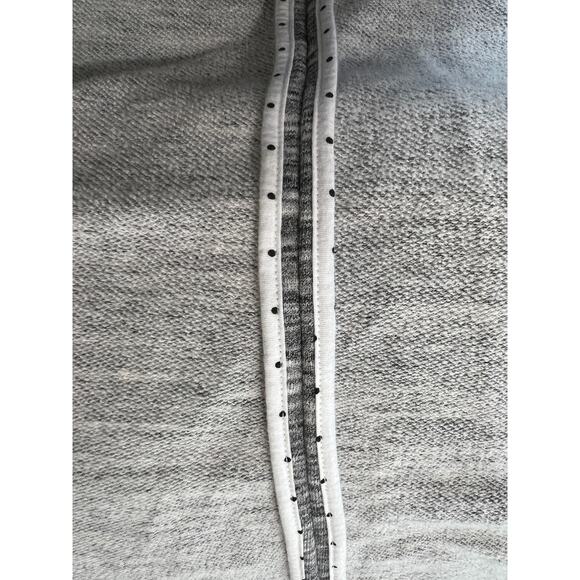 Anthropologie Saturday Sunday Open Front Sweatshirt Cardigan Black White Small - Picture 7 of 13
